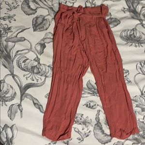 Paper Bag Waist ankle pant